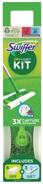Swiffer Floor Mop Startkit i gruppen HEM, HUSHÅLL & TRÄDGÅRD / Städprodukter / Övriga städtillbehör hos TP E-commerce Nordic AB (38-95886)