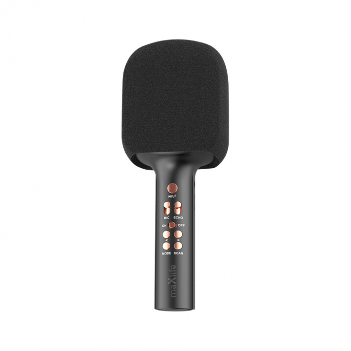 Maxlife MXBM-600 - Trådlös Karaoke-mikrofon med inbyggd högtalare, Svart i gruppen HEMELEKTRONIK / Ljud & Bild / Handhållna mikrofoner hos TP E-commerce Nordic AB (38-95930)