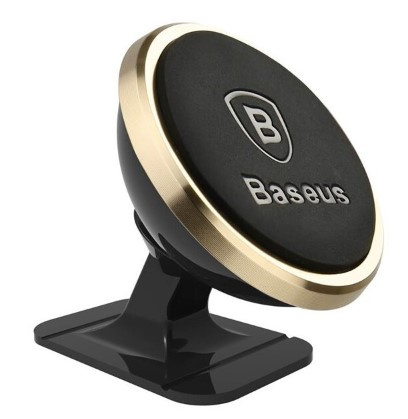 Baseus 360 Magnetisk Mobilhållare till bil Guld i gruppen BIL / Bilhållare / Bilhållare Smartphone hos TP E-commerce Nordic AB (38-95994)