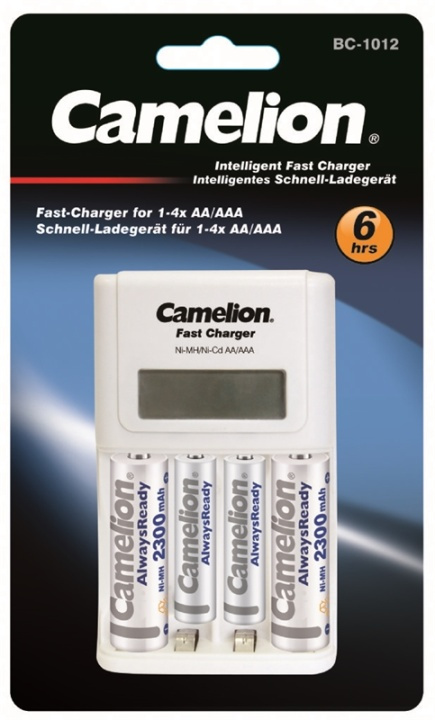Camelion BC-1012 Batteriladdare med batterier i gruppen HEMELEKTRONIK / Batterier & Laddare / Batterier / AAA hos TP E-commerce Nordic AB (38-96028)