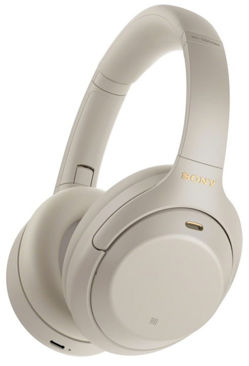 Sony WH-1000XM4 Brusreducerande trådlösa hörlurar, Silver i gruppen HEMELEKTRONIK / Ljud & Bild / Hörlurar & Tillbehör / Hörlurar hos TP E-commerce Nordic AB (38-96231)