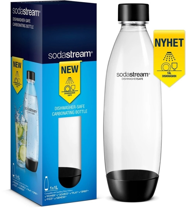 SodaStream Fuse Diskmaskinssäker flaska, 1L i gruppen HEM, HUSHÅLL & TRÄDGÅRD / Hushållsapparater / Vatten & Juice / Kolsyremaskiner / Tillbehör hos Teknikproffset Nordic AB (38-96248)