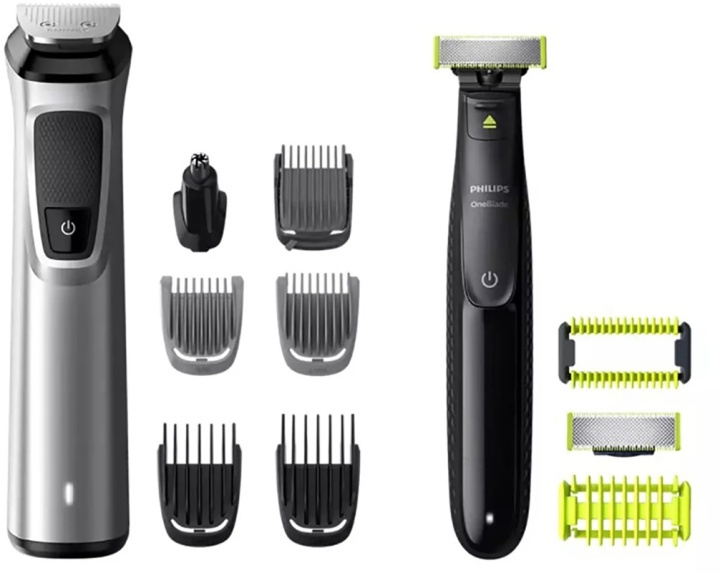 Philips MG9710/90 12-i-1 trimmer inkl OneBlade i gruppen SKÖNHET & HÄLSA / Hår & Styling / Rakning & Trimning / Skäggtrimmers & Tillbehör hos TP E-commerce Nordic AB (38-96252)