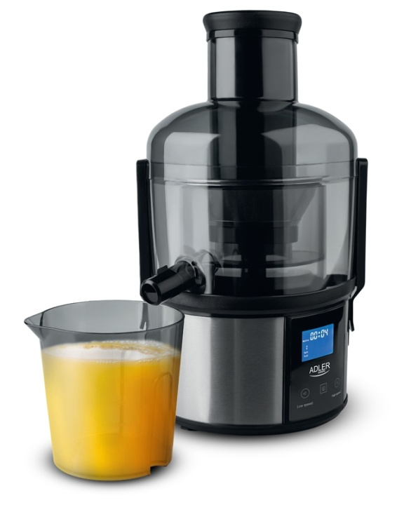 Adler Juicepress med LCD-display (AD 4124) i gruppen HEM, HUSHÅLL & TRÄDGÅRD / Hushållsmaskiner / Vatten & Juice / Råsaftcentrifug hos TP E-commerce Nordic AB (38-96315)