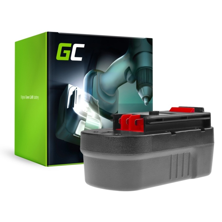 Green Cell Elverktygsbatteri för Black & Decker A18 A1718 HPB18 18V 3Ah i gruppen HEM, HUSHÅLL & TRÄDGÅRD / Verktyg / Batterier till Elverktyg hos TP E-commerce Nordic AB (38-96373)