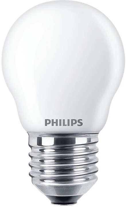 Philips LED-lampa Frostat glas, E27 2700K 470lm 4,3W i gruppen HEMELEKTRONIK / Belysning / LED-lampor hos TP E-commerce Nordic AB (38-96380)