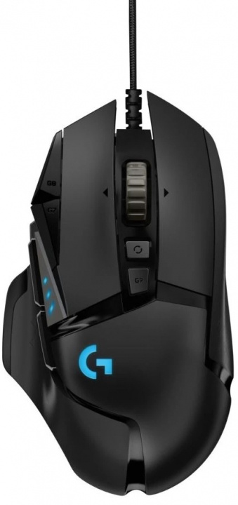 Logitech G502 HERO High Performance Gaming Mouse i gruppen DATORER & KRINGUTRUSTNING / Gaming / Möss hos TP E-commerce Nordic AB (38-96577)