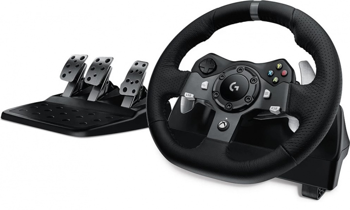 Logitech G920 Driving Force Racing Wheel (PC/Xbox One) i gruppen HEMELEKTRONIK / Spelkonsoler & Tillbehör / Xbox One hos TP E-commerce Nordic AB (38-96588)