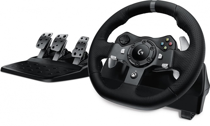 Logitech G920 Driving Force Racing Wheel (PC/Xbox One) i gruppen HEMELEKTRONIK / Spelkonsoler & Tillbehör / Xbox One / Tillbehör hos TP E-commerce Nordic AB (38-96588)