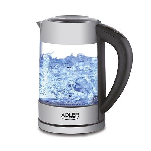 Adler Färgskiftande Vattenkokare i Glas, 1,7L i gruppen HEM, HUSHÅLL & TRÄDGÅRD / Hushållsmaskiner / Vatten & Juice / Vattenkokare hos TP E-commerce Nordic AB (38-96654)
