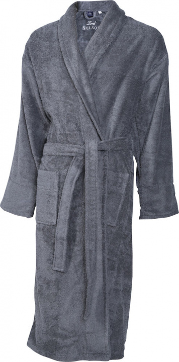 Lord Nelson Badrock i Frotté L/XL, Grå i gruppen HEM, HUSHÅLL & TRÄDGÅRD / Badrum / Badrockar hos TP E-commerce Nordic AB (38-96720)