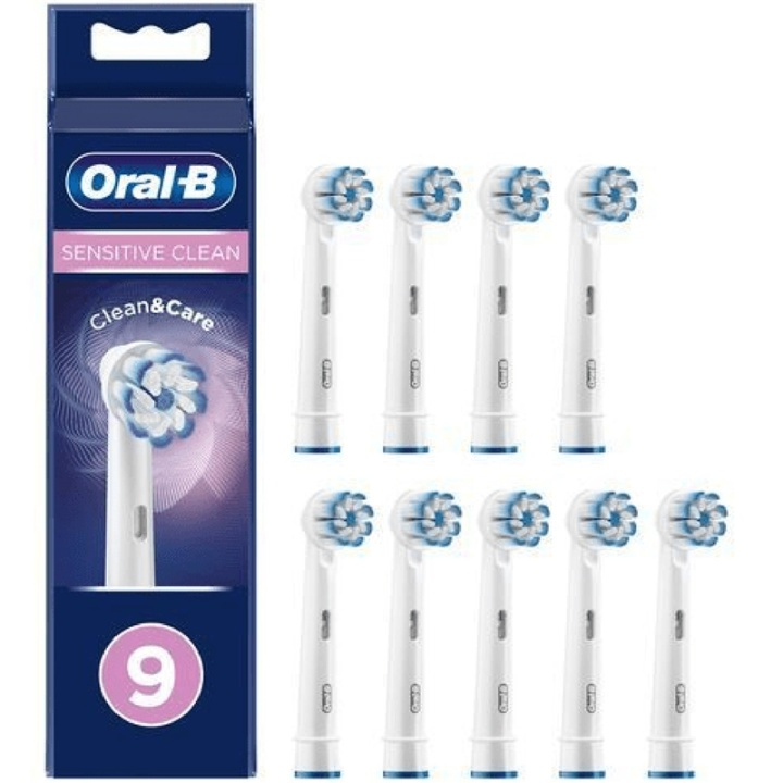 Oral B Borsthuvud Sensitive Clean & Care 3+3+3st i gruppen SKÖNHET & HÄLSA / Munvård / Borsthuvuden & Tillbehör hos TP E-commerce Nordic AB (38-96737)