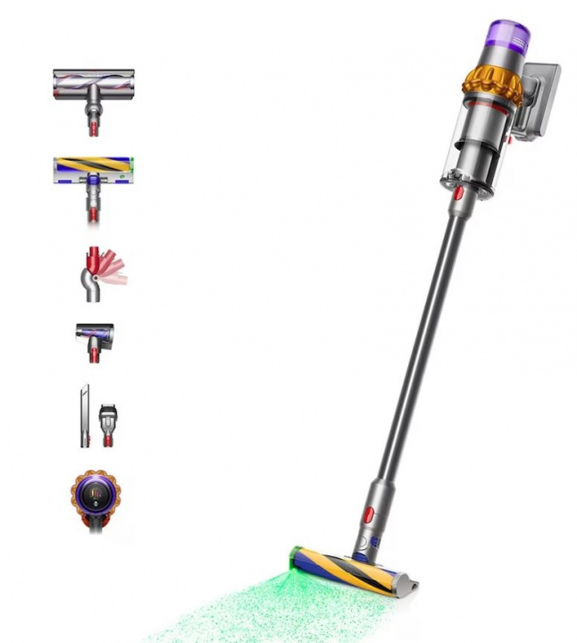 Dyson V15 Detect Absolute Sladdlös dammsugare i gruppen HEM, HUSHÅLL & TRÄDGÅRD / Städprodukter / Dammsugare & Tillbehör / Handdammsugare hos TP E-commerce Nordic AB (38-96800)