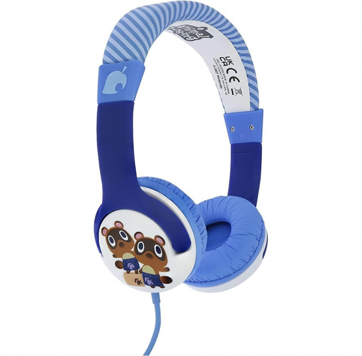 OTL Animal Crossing Timmy & Tommy Kids Headphones i gruppen HEMELEKTRONIK / Ljud & Bild / Hörlurar & Tillbehör / Hörlurar hos TP E-commerce Nordic AB (38-96833)