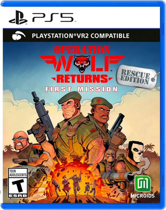 Operation Wolf Returns: First Mission - Rescue Edition (PS5) i gruppen HEMELEKTRONIK / Spelkonsoler & Tillbehör / Sony PlayStation 5 hos TP E-commerce Nordic AB (38-96956)
