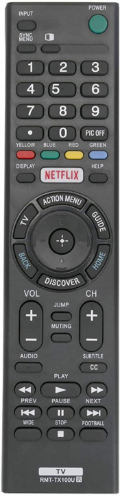 Universal Fjärrkontroll till SONY Smart TV RMT-TX100U i gruppen HEMELEKTRONIK / Ljud & Bild / TV & Tillbehör / Fjärrkontroller hos TP E-commerce Nordic AB (38-97009)