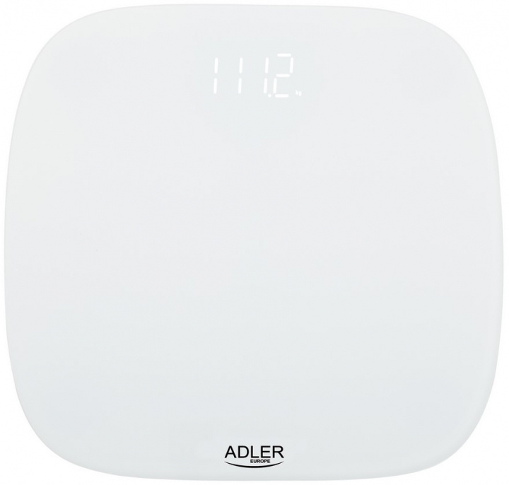Adler AD 8176 Badrumsvåg med LED display, Vit i gruppen SKÖNHET & HÄLSA / Hälsovård / Personvågar hos TP E-commerce Nordic AB (38-97282)