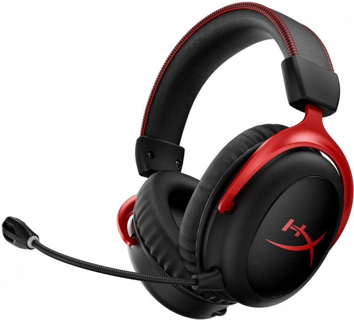 HyperX Cloud II Wireless Black/Red i gruppen DATORER & KRINGUTRUSTNING / Gaming / Headset hos TP E-commerce Nordic AB (38-97345)