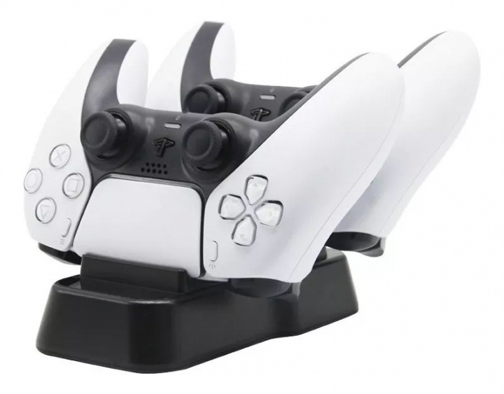 Dubbel laddstation för Playstation 5 kontroller i gruppen HEMELEKTRONIK / Spelkonsoler & Tillbehör / Sony PlayStation 5 / Tillbehör hos TP E-commerce Nordic AB (38-97425)