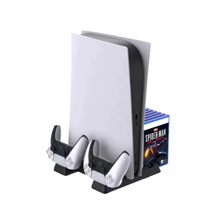 Dockningsstation för Playstation 5, 4-i-1 i gruppen HEMELEKTRONIK / Spelkonsoler & Tillbehör / Sony PlayStation 5 / Tillbehör hos TP E-commerce Nordic AB (38-97428)