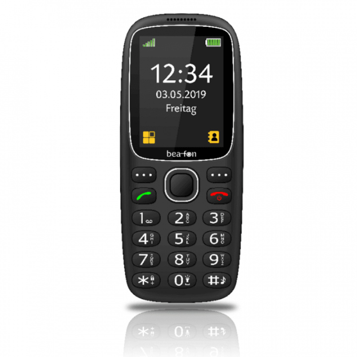 Beafon SL360i, 2G, svart i gruppen SMARTPHONE & SURFPLATTOR / Mobiltelefoner & smartphones hos TP E-commerce Nordic AB (38-97483)