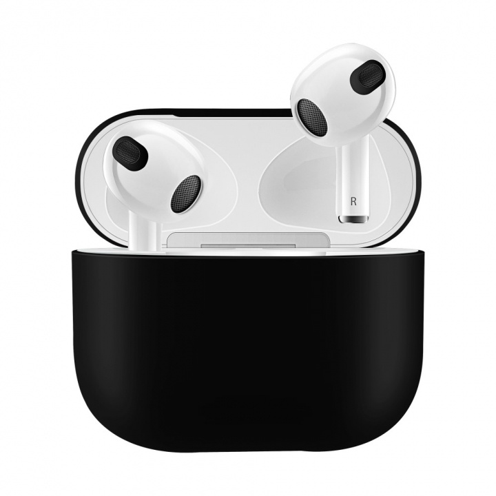 Silikonskal till Airpods 3, Svart i gruppen HEMELEKTRONIK / Ljud & Bild / Hörlurar & Tillbehör / Tillbehör hos TP E-commerce Nordic AB (38-97531)