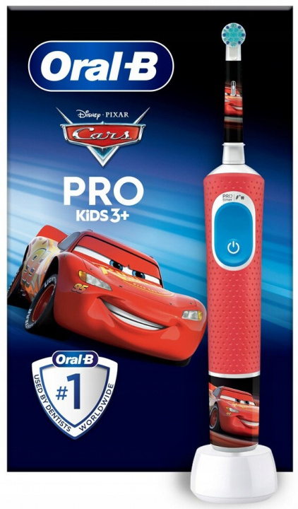 Oral-B Vitality PRO - Eltandborste för barn, Cars i gruppen SKÖNHET & HÄLSA / Munvård / Eltandborstar hos TP E-commerce Nordic AB (38-97604)