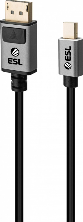 ESL Gaming 8K DisplayPort till mini DisplayPort 1.4 kabel, 1m, FYNDVARA i gruppen DATORER & KRINGUTRUSTNING / Datorkablar / DisplayPort / Kablar hos TP E-commerce Nordic AB (38-97613)