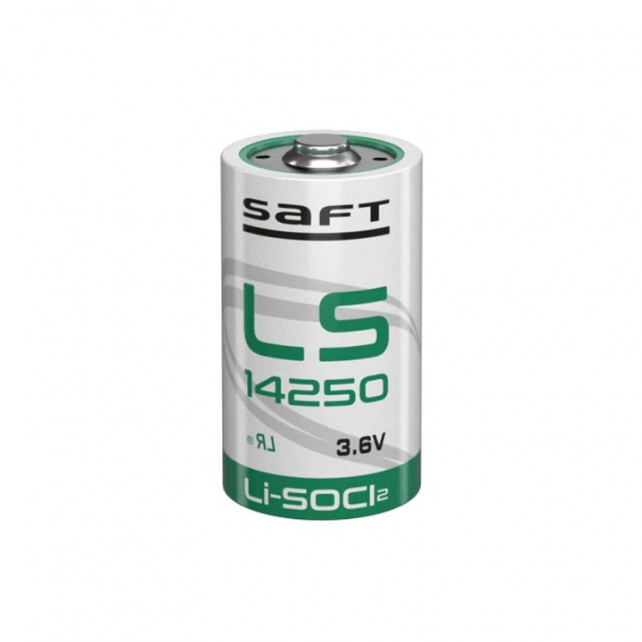 SAFT Litium-specialbatteri LS 14250 3,6 V 1/2 AA SL750 i gruppen HEMELEKTRONIK / Batterier & Laddare / Batterier / Övriga hos TP E-commerce Nordic AB (38-97650)
