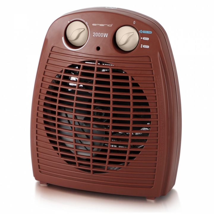 Emerio FH-106737.13 Värmefläkt, Röd i gruppen HEM, HUSHÅLL & TRÄDGÅRD / Fläktar & Klimatprodukter / Värmefläktar hos TP E-commerce Nordic AB (38-97702)