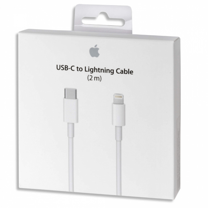 USB-C till Lightning Kabel 2m Vit