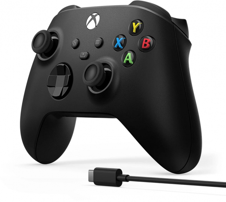 Microsoft Xbox Trådlös Handkontroll Gen 9 inklusive Kabel För Windows 10, Svart i gruppen HEMELEKTRONIK / Spelkonsoler & Tillbehör / Xbox One / Tillbehör hos TP E-commerce Nordic AB (38-98086)