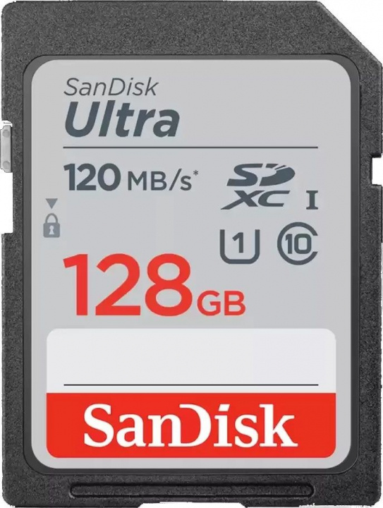SanDisk Minneskort SDXC Ultra 128Gb 120Mb/s i gruppen HEMELEKTRONIK / Lagringsmedia / Minneskort / SD/SDHC/SDXC hos TP E-commerce Nordic AB (38-98107)