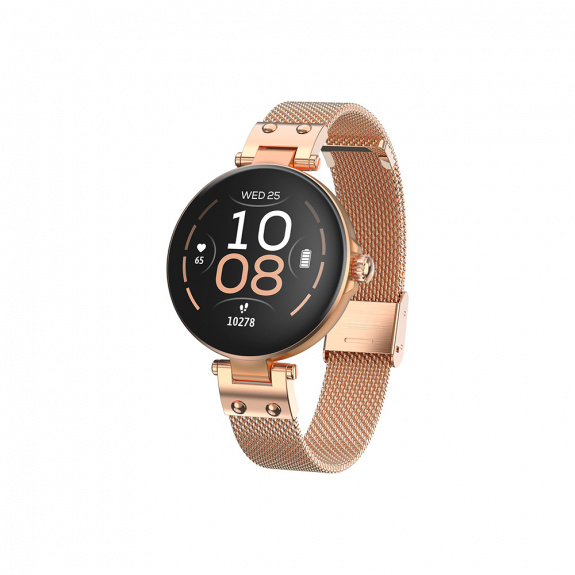 Forever ForeVive Petite SB-305 Smartwatch, Guld i gruppen SPORT, FRITID & HOBBY / Smartwatch & Aktivitetsarmband / Smartwatches hos TP E-commerce Nordic AB (38-98173)