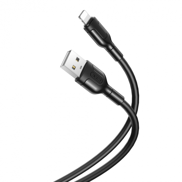 XO NB212 - USB till Lightning-kabel, Snabbladdning (2,1A), 1m i gruppen SMARTPHONE & SURFPLATTOR / Laddare & Kablar / Kablar / Kablar Lightning hos TP E-commerce Nordic AB (38-98174)