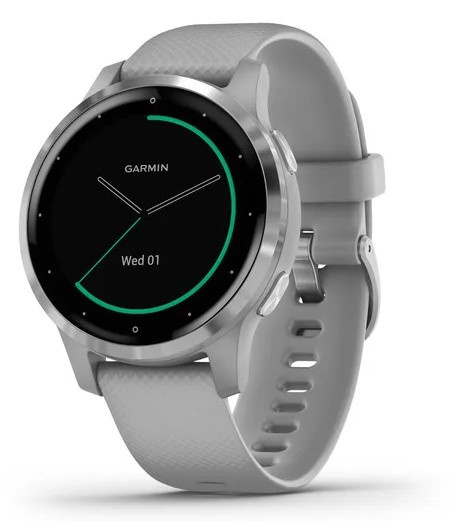 Garmin Vivoactive 4s, Pudergrå i gruppen SPORT, FRITID & HOBBY / Smartwatch & Aktivitetsarmband / Smartwatches hos TP E-commerce Nordic AB (38-98378)
