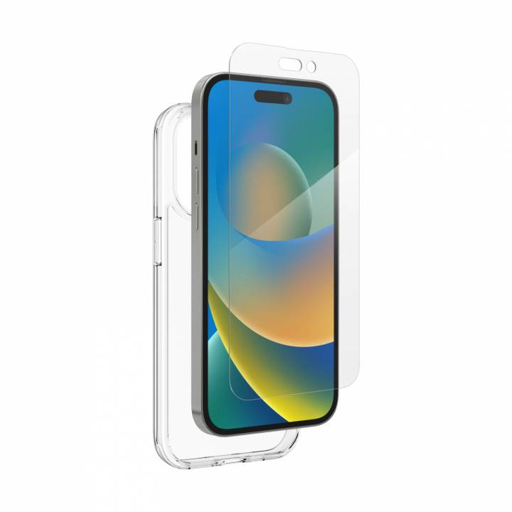 ZAGG Bundle pack: Skärmskydd + Transparent skal till iPhone 14 Pro Max i gruppen SMARTPHONE & SURFPLATTOR / Mobilskydd / Apple / iPhone 14 hos TP E-commerce Nordic AB (38-98417)