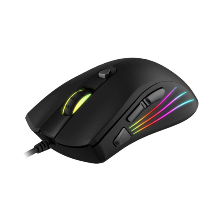 Havit MS1002 Programmerbar RGB gamingmus 3200DPI med 7 knappar i gruppen DATORER & KRINGUTRUSTNING / Gaming / Möss hos TP E-commerce Nordic AB (38-98462)