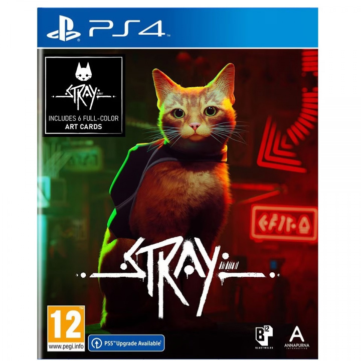 Stray (PS4) i gruppen HEMELEKTRONIK / Spelkonsoler & Tillbehör / Sony PlayStation 5 hos TP E-commerce Nordic AB (38-98499)