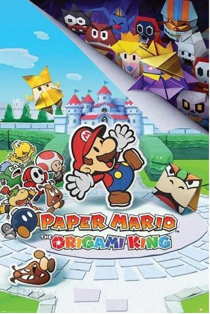 Paper Mario: The Origami King poster i gruppen LEKSAKER, BARN- & BABYPRODUKTER / Barnrum / Övrig inredning hos TP E-commerce Nordic AB (38-98584)
