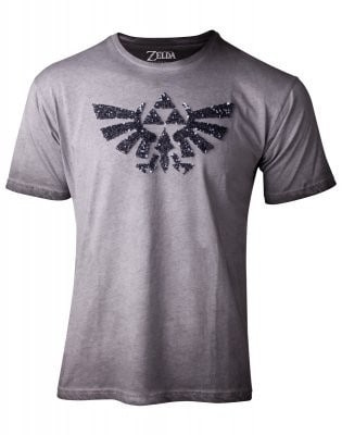 T-shirt Zelda Silver, 2XL i gruppen HEMELEKTRONIK / Spelkonsoler & Tillbehör / Övriga spel & tillbehör hos TP E-commerce Nordic AB (38-98606)
