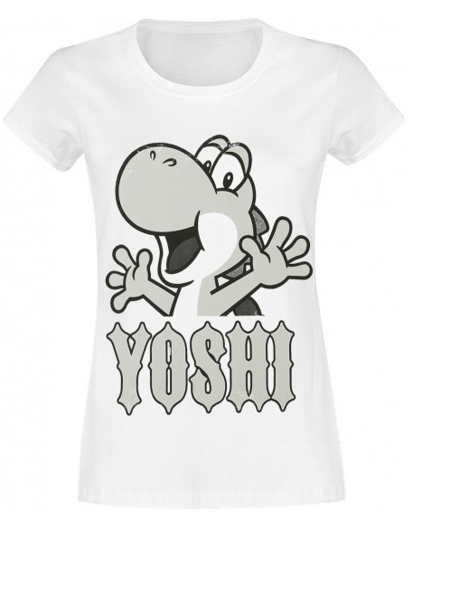 Difuzed Nintendo Yoshi Women\'s T-shirt, M i gruppen SPORT, FRITID & HOBBY / Accessoarer / T-shirts & Tröjor hos TP E-commerce Nordic AB (38-98644)