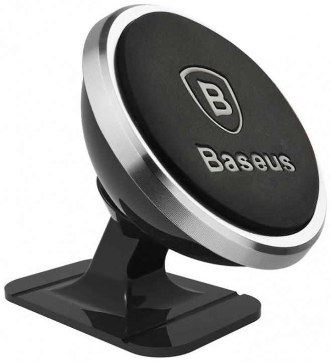 Baseus Magnetisk mobilhållare till bilen eller skrivbordet, Svart/silver i gruppen BIL / Bilhållare / Bilhållare Smartphone hos TP E-commerce Nordic AB (38-98726)