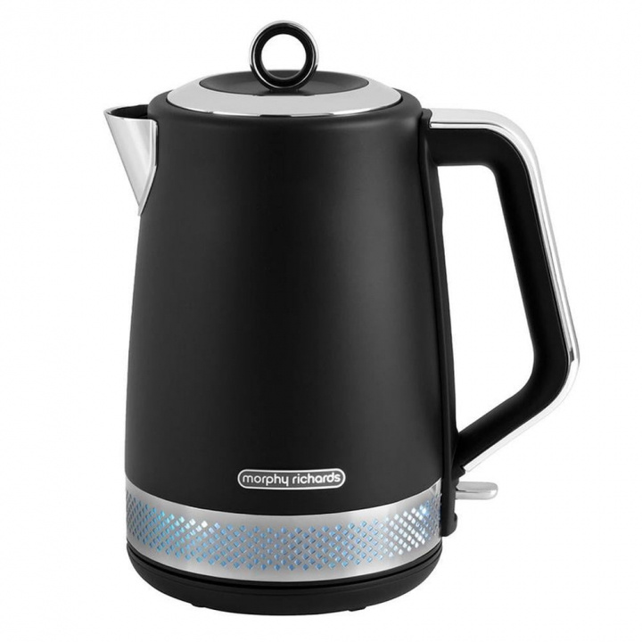 Morphy Richards Illumination Vattenkokare 1,7L, Svart i gruppen HEM, HUSHÅLL & TRÄDGÅRD / Hushållsmaskiner / Vatten & Juice / Vattenkokare hos TP E-commerce Nordic AB (38-98732)