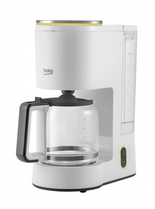 Beko Kaffebryggare 10 koppar 1000W, Vit i gruppen HEM, HUSHÅLL & TRÄDGÅRD / Hushållsmaskiner / Kaffemaskiner & Tillbehör / Kaffebryggare hos TP E-commerce Nordic AB (38-98737)