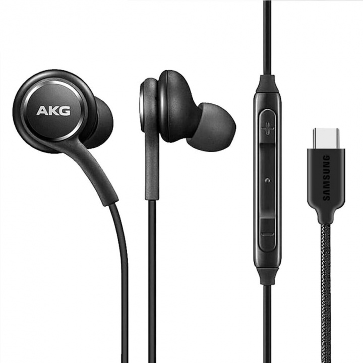 Samsung GH59-15252A USB-C Hörlurar (Sound By AKG) - Svart, Bulk i gruppen HEMELEKTRONIK / Ljud & Bild / Hörlurar & Tillbehör / Hörlurar hos TP E-commerce Nordic AB (38-98768)