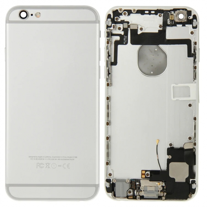 iPhone 6 Plus baksida - Silver i gruppen SMARTPHONE & SURFPLATTOR / Reservdelar hos TP E-commerce Nordic AB (38-98810)