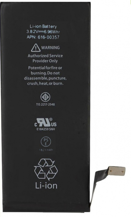 Ersättningsbatteri till iPhone 8, 1821 mAh i gruppen SMARTPHONE & SURFPLATTOR / Övriga tillbehör / Mobilbatterier hos TP E-commerce Nordic AB (38-98813)