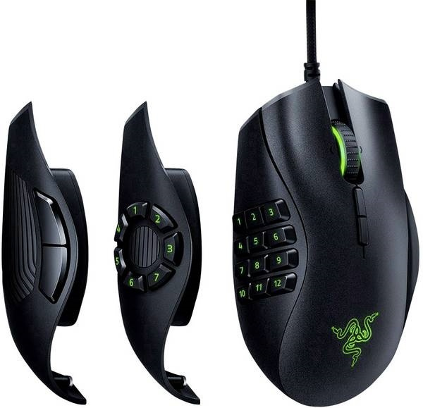 Razer Naga Trinity Gamingmus i gruppen DATORER & KRINGUTRUSTNING / Gaming / Möss hos TP E-commerce Nordic AB (38-99032)