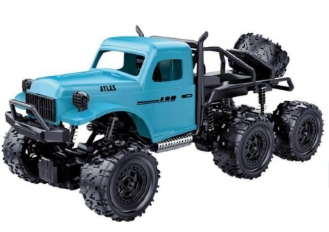 RC 6WD Truck 2.4G 1-16, Blå i gruppen LEKSAKER, BARN- & BABYPRODUKTER / Radiostyrt / Radiostyrda bilar hos TP E-commerce Nordic AB (38-99223)